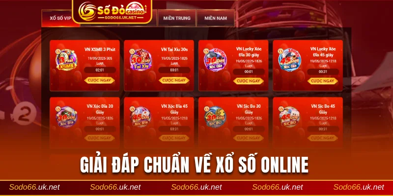 Giải đáp chuẩn về xổ số online